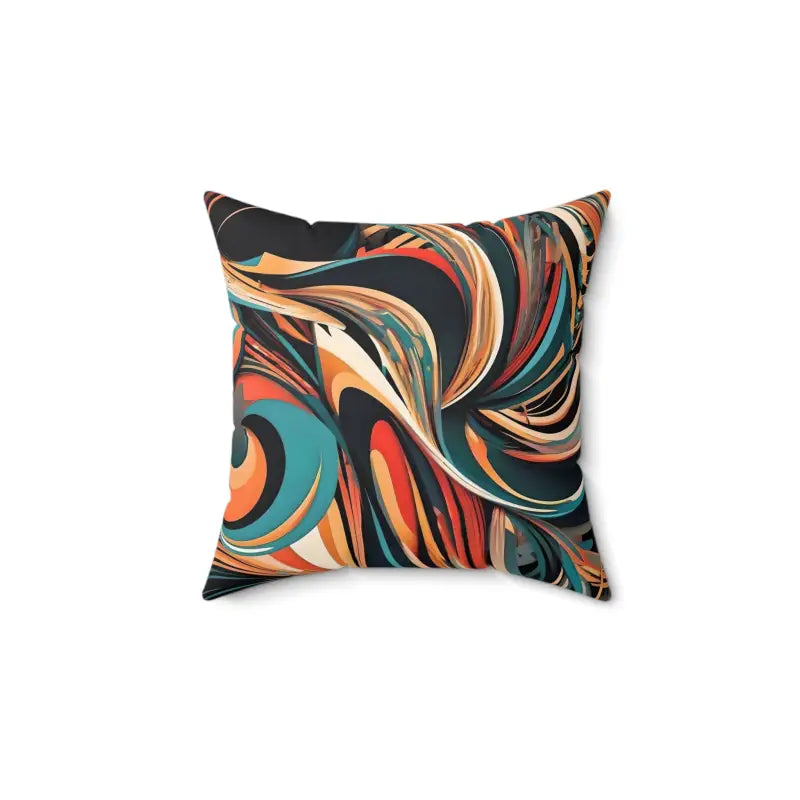 Elevate your Space with the Captivating Wavy Abstract Pattern Pillow - Home Decor