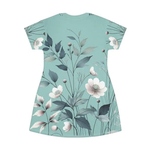 Print Shirt Dress - Pastel Paradise Whimsy Style - Dipaliz - Dresses