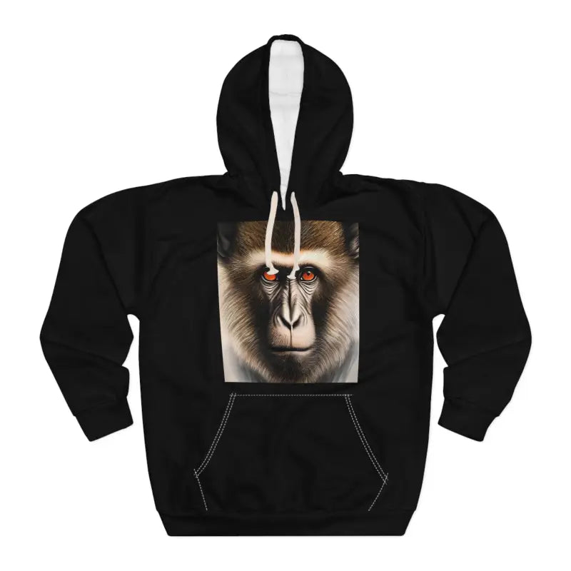 Unleash Style with the Get Wild Monkey Pullover Hoodie! - All Over Prints