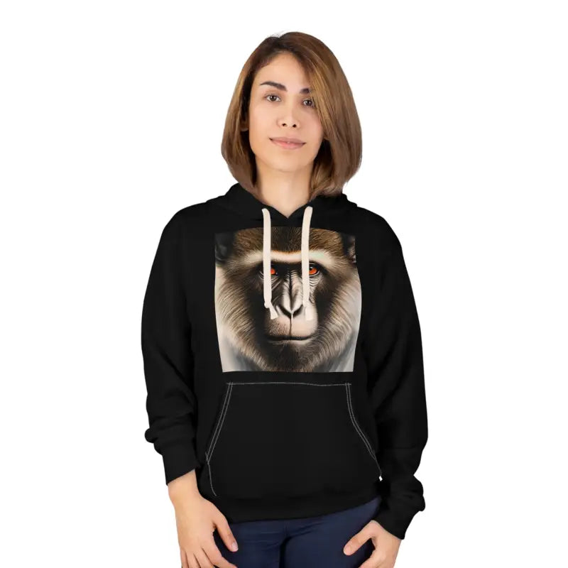 Unleash Style with the Get Wild Monkey Pullover Hoodie! - s All Over Prints