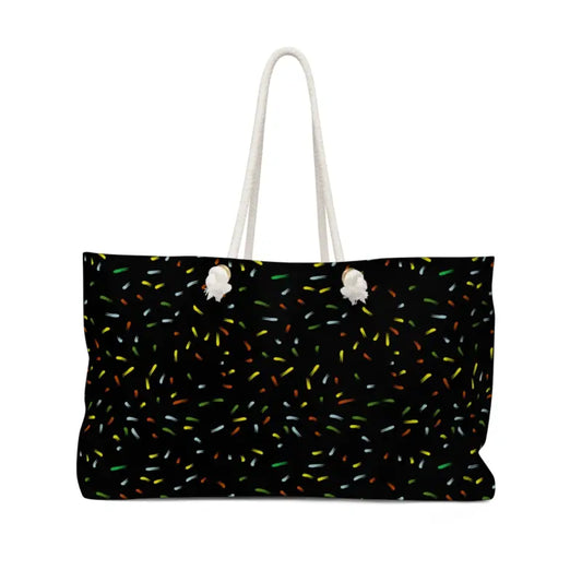 Oversized Confetti Weekender Bag for Stylish Getaways - 24’’ × 13’’ Bags