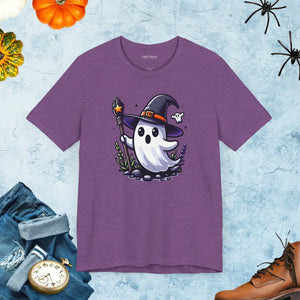 Soft Unisex Ghost Tee - Ribbed Knit Collars - Dipaliz - T-shirts