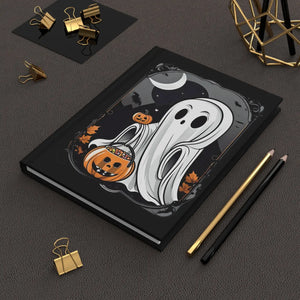Ghostly Matte Hardcover Journal - Stylish 5x8 Notebook - Dipaliz - Journals