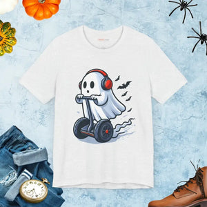 Groovy Ghost Unisex Jersey Short Sleeve Tee - Dipaliz - Ash / s - T-shirts