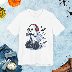 Groovy Ghost Unisex Jersey Short Sleeve Tee - Dipaliz - White / s - T-shirts