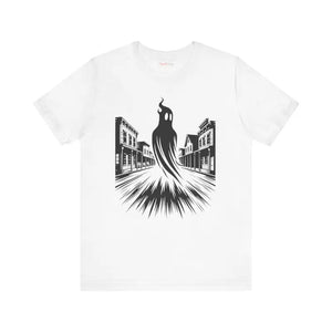 Scary Ghost Halloween Tee Jersey Short Sleeve Spooky Style - Dipaliz - T-shirts