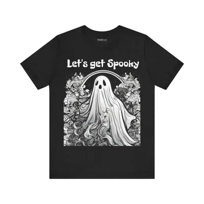 Get Spooky with Unisex Jersey Short Sleeve Halloween Tee - T-shirt