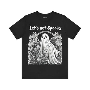 Spooky Short Sleeve Tee - Ghost Halloween - Dipaliz - T-shirts