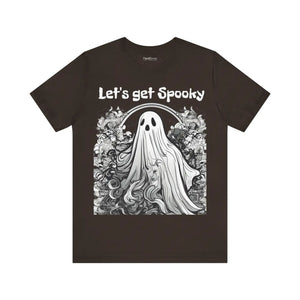 Spooky Short Sleeve Tee - Ghost Halloween - Dipaliz - T-shirts