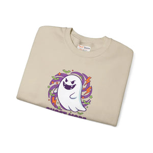 Ghost Mode Activated Sweatshirt, Cute Halloween Crewneck - Sweatshirts