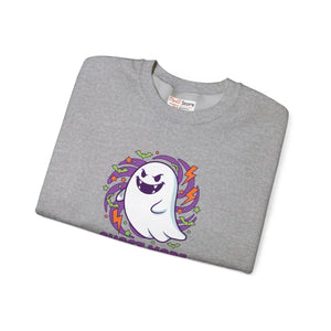 Ghost Mode Activated Sweatshirt, Cute Halloween Crewneck - Sweatshirts