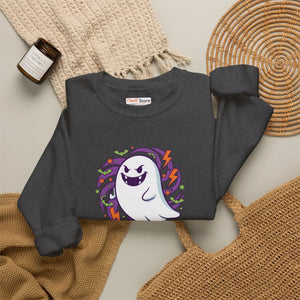 Ghost Mode Activated Sweatshirt, Cute Halloween Crewneck - Sweatshirts