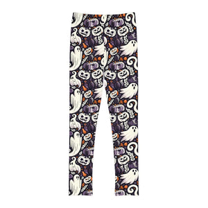 Spooky Halloween Youth Full-length Leggings - Dipaliz
