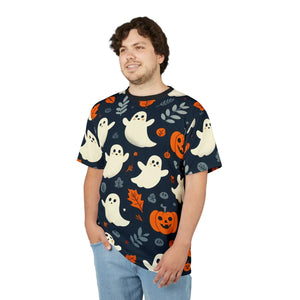Ghosts and Pumpkins Unisex T-shirt Halloween Spirit - Dipaliz - T-shirts