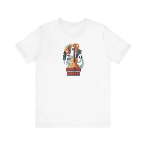 Ghoulish Grooves Ghosts Unisex Jersey Short Sleeve - Dipaliz - T-shirts