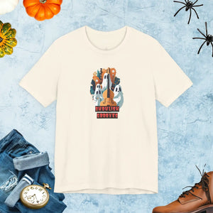 Ghoulish Grooves Ghosts Unisex Jersey Short Sleeve - Dipaliz - T-shirts