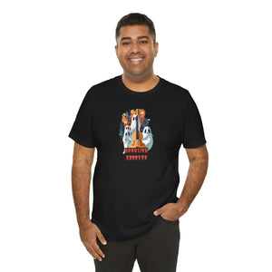 Ghoulish Grooves Ghosts Unisex Jersey Short Sleeve - Dipaliz - T-shirts