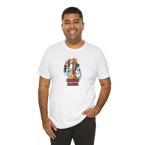 Ghoulish Grooves Ghosts Unisex Jersey Short Sleeve - Dipaliz - T-shirts