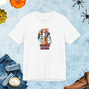 Ghoulish Grooves Ghosts Unisex Jersey Short Sleeve - Dipaliz - T-shirts