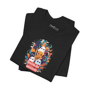 Soft Cotton Ghosts Playing Music Tee Halloween Dipaliz - T-shirts