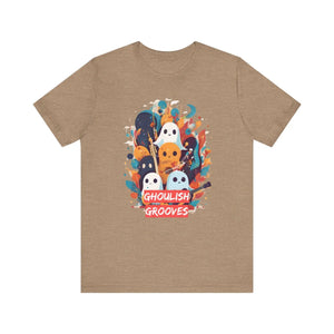 Ghoulish Grooves Unisex T-shirt - Halloween Fun - Dipaliz - T-shirts