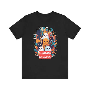 Ghoulish Grooves Unisex T-shirt - Halloween Fun - Dipaliz - T-shirts