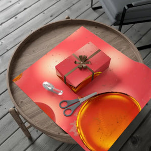 Gift Wrap Papers - Red Bubble Abstract Bold Design - Dipaliz - Wrapping Paper