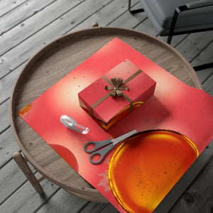 Gift Wrap Papers - Red Bubble Abstract Bold Design - Dipaliz - Wrapping Paper