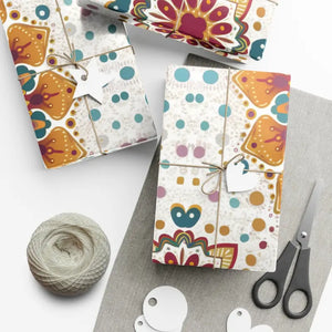 Vibrant Pattern Gift Wrap - Bold Geometric Design - Dipaliz - Wrapping Paper