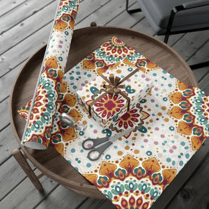 Vibrant Pattern Gift Wrap - Bold Geometric Design - Dipaliz - 30’’ x 144’’ / Matte - Wrapping Paper