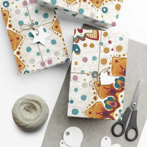 Vibrant Pattern Gift Wrap - Bold Geometric Design - Dipaliz - Wrapping Paper