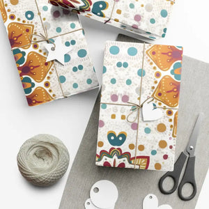 Vibrant Pattern Gift Wrap - Bold Geometric Design - Dipaliz - Wrapping Paper