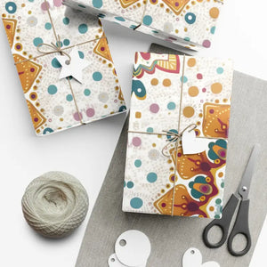 Vibrant Pattern Gift Wrap - Bold Geometric Design - Dipaliz - Wrapping Paper