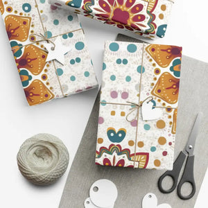 Vibrant Pattern Gift Wrap - Bold Geometric Design - Dipaliz - Wrapping Paper