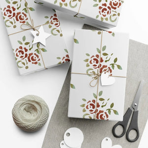 Fashion Rose Gift Wrap Papers - Matte and Satin - Dipaliz - Wrapping Paper