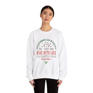 Cozy Gingerbread Bakery Sweatshirt Women’s Fashion - Dipaliz - Sweatshirts