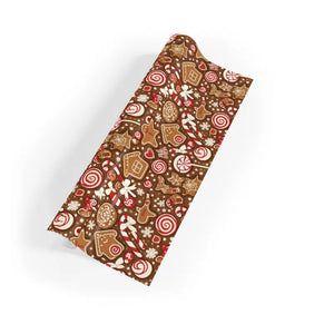 Smooth Satin Wrapping Paper Holiday Chocolate Brown Dipaliz