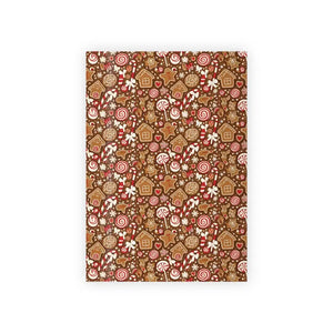 Smooth Satin Wrapping Paper Holiday Chocolate Brown Dipaliz