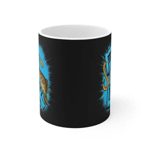 Gingerbread House Christmas Mug White Ceramic Festive Holiday - Dipaliz - 11oz - Mugs