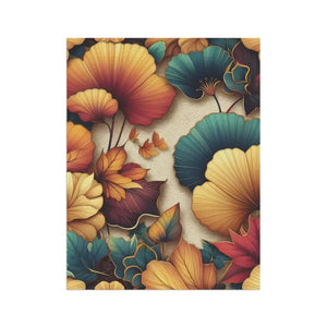 Ginkgo Leaves Banner Poly Poplin-canvas Autumn Decor - Dipaliz - Flags & Windsocks