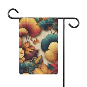 Ginkgo Leaves Banner Poly Poplin-canvas Autumn Decor - Dipaliz - Flags & Windsocks
