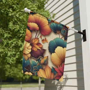 Ginkgo Leaves Banner Poly Poplin-canvas Autumn Decor - Dipaliz - Flags & Windsocks