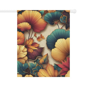 Ginkgo Leaves Banner – Poly Poplin-canvas - Dipaliz - Flags & Windsocks