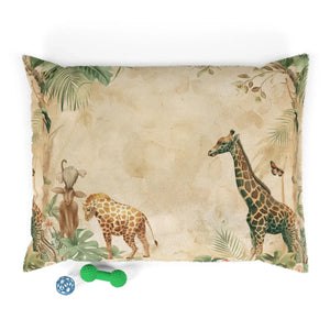 Giraffe Jungle Animals Cotton Pet Bed - Dipaliz - Beds