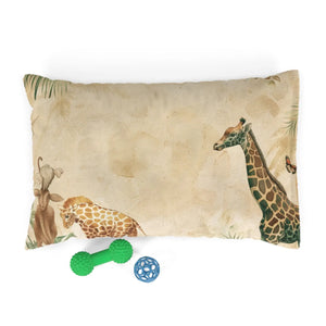 Giraffe Jungle Animals Cotton Pet Bed - Dipaliz - Beds