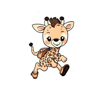 Kiss Cut Giraffe Vinyl Decals - Satin Finish Style - Dipaliz - Decor