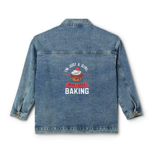 Bake Queen Oversized Denim Jacket - Street Style - Dipaliz - Coats & Jackets