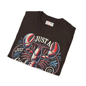 Cozy Lobster Love Unisex Softstyle Tee - Cotton Shirt - Dipaliz - T-shirts