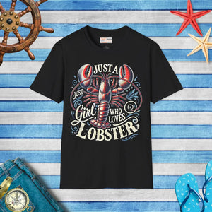Cozy Lobster Love Unisex Softstyle Tee - Cotton Shirt - Dipaliz - T-shirts