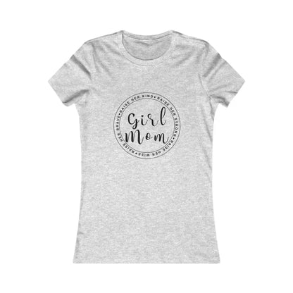 Chic Girl Mom Favorite Tee: Stylish Pride for Super Moms! - s / Athletic Heather T-shirt